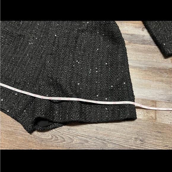 NWOT LN MAJE Black Tweed Romper FR 40 8 M - Picture 7 of 12